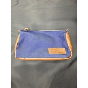BROOKS BROTHERS United Airlines Polaris Amenity Kit Travel Bag Blue Tan OS